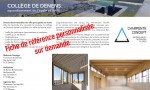 Collège de Denens agrandissement de Benoit architectes Charpente Concept