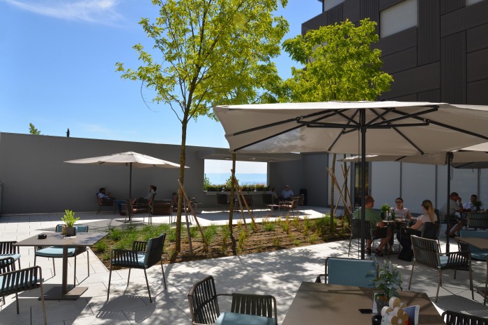 Restaurant Hôtel des Patients Lausanne CHUV projet pilote chambres complémentaires pour le CHUV hôpital vaud