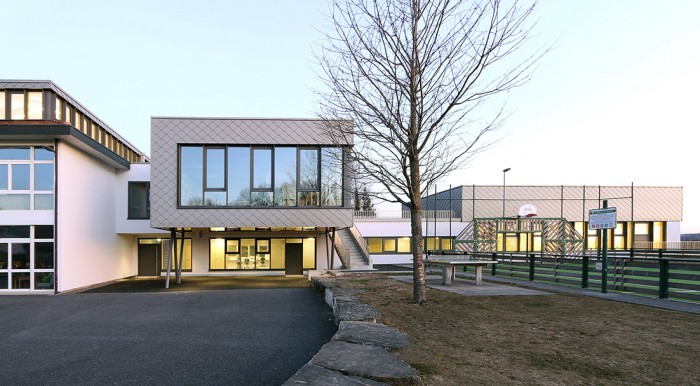 Collège de Denens agrandissement de Benoit architectes