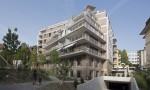 location appartements et bureaux immeuble locatif Chailly Lausanne Agence BCV Atelier Commun Architecte