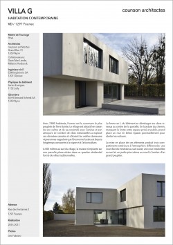 Villa contemporaine moderne à Founex villa béton Counson architectes