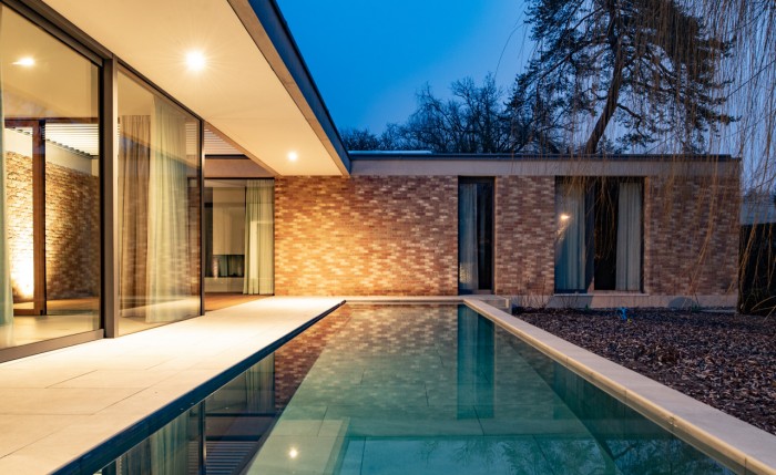 Villa inspiration Mies van der Rohe atelier objectifs bassin piscine H2O